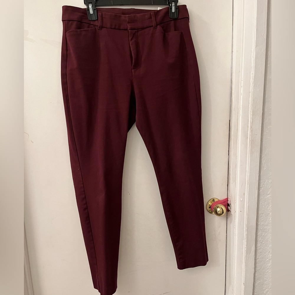 Burgundy size 10, Old Navy, women’s pants